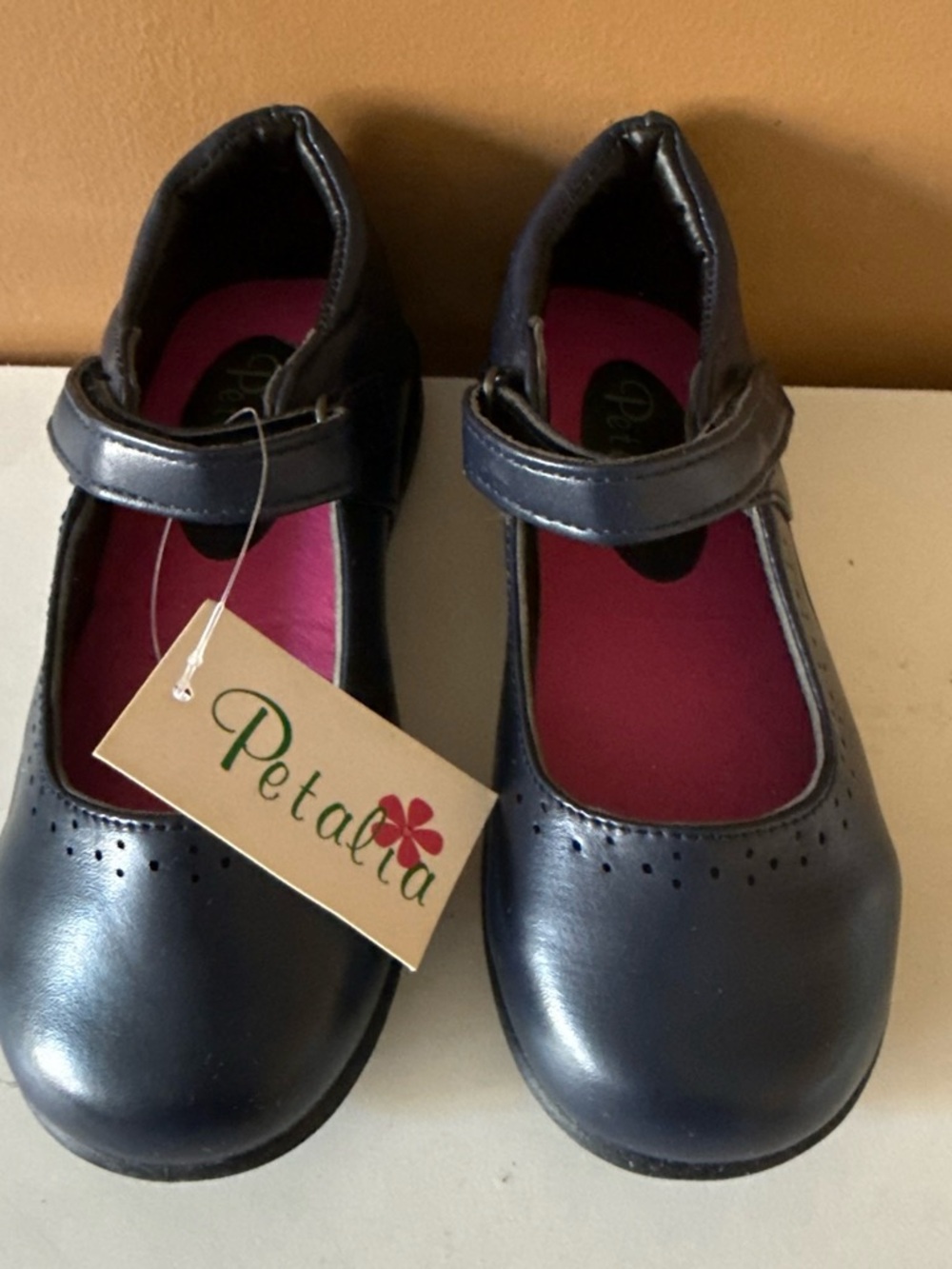Girls' Navy School Shoes - Navy